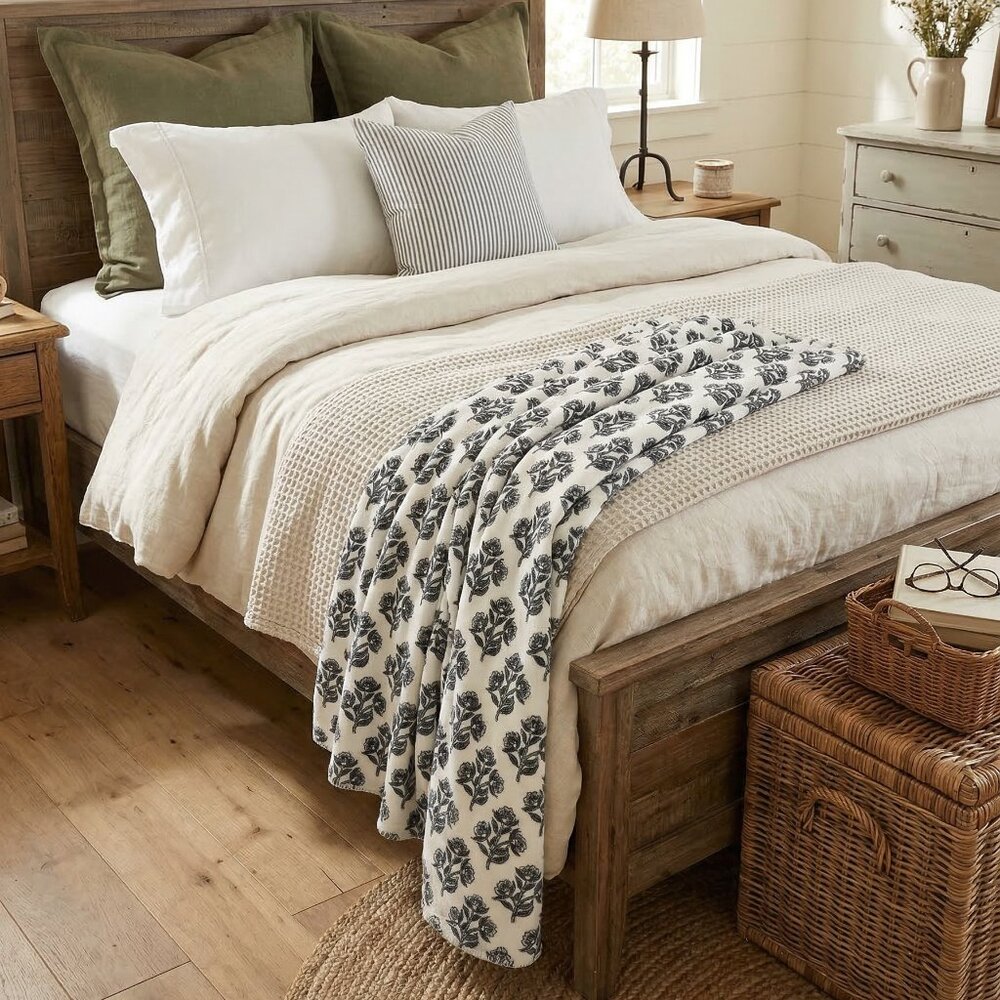 Floral Throw